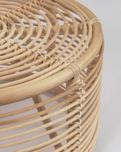 Load image into Gallery viewer, Round Kohana coffee table in rattan with natural finish Ø 66 cm - image 5