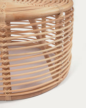 Load image into Gallery viewer, Round Kohana coffee table in rattan with natural finish Ø 66 cm - image 6