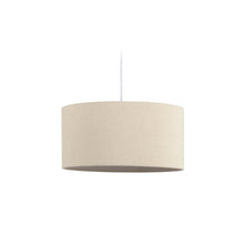 Load image into Gallery viewer, Nazli small linen ceiling light shade with beige finish Ø 40 cm