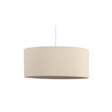 Load image into Gallery viewer, Nazli large linen ceiling light shade with beige finish Ø 50 cm