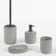 Load image into Gallery viewer, Chavela grey ceramic soap dish - image 2