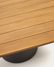 Load image into Gallery viewer, Tudons outdoor table in aluminium with a grey and teak finish, 148 x 148 cm FSC 100% - image 10