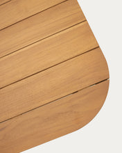Load image into Gallery viewer, Tudons outdoor table in aluminium with a grey and teak finish, 148 x 148 cm FSC 100% - image 12
