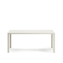 Load image into Gallery viewer, Culip aluminium outdoor table with white finish, 180 x 90 cm - image 2