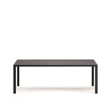 Load image into Gallery viewer, Culip aluminium outdoor table in powder coated grey finish, 220 x 100 cm