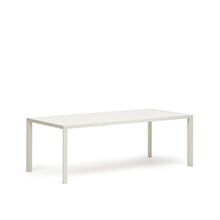 Load image into Gallery viewer, Culip aluminium outdoor table in powder coated white finish, 220 x 100 cm - image 4
