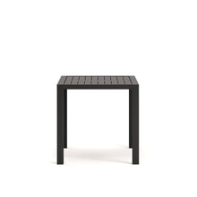 Load image into Gallery viewer, Culip aluminium outdoor table in powder coated grey finish, 77 x 77 cm