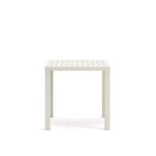 Load image into Gallery viewer, Culip aluminium outdoor table in powder coated white finish, 77 x 77 cm - image 2