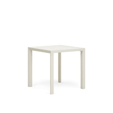 Load image into Gallery viewer, Culip aluminium outdoor table in powder coated white finish, 77 x 77 cm - image 3