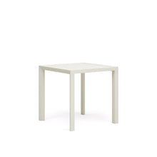 Load image into Gallery viewer, Culip aluminium outdoor table in powder coated white finish, 77 x 77 cm - image 4