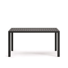 Load image into Gallery viewer, Culip aluminium outdoor table in powder coated grey finish, 150 x 77 cm - image 2