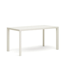 Load image into Gallery viewer, Culip aluminium outdoor table in powder coated white finish, 150 x 77 cm - image 3