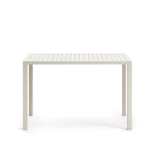 Load image into Gallery viewer, Culip aluminium outdoor bar table in powder coated white finish, 150 x 77 cm - image 2