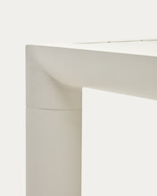 Load image into Gallery viewer, Culip aluminium outdoor bar table in powder coated white finish, 150 x 77 cm - image 8