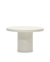 Load image into Gallery viewer, Aiguablava round table in white cement, Ø 120 cm - image 2