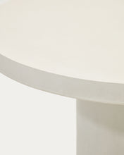 Load image into Gallery viewer, Aiguablava round table in white cement, Ø 120 cm - image 5