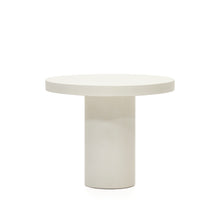 Load image into Gallery viewer, Aiguablava round table in white cement, Ø 90 cm