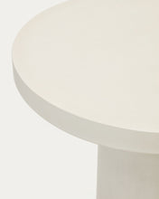 Load image into Gallery viewer, Aiguablava round table in white cement, Ø 90 cm - image 5