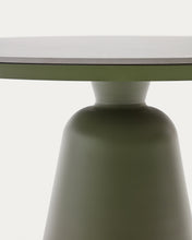 Load image into Gallery viewer, Tudons outdoor table in aluminium in a green ceramic table top, Ø120 cm - image 5
