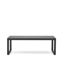 Load image into Gallery viewer, Galdana outdoor extendable table made of aluminum with dark grey finish 220 (340) x 100 cm