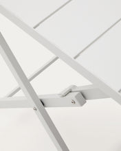 Load image into Gallery viewer, Folding outdoor table Torreta made of aluminum with light grey finish 70 x 70 cm - image 10