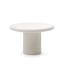 Load image into Gallery viewer, Addaia Round Table made of White Cement Ø120 cm - image 2