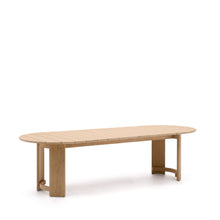 Load image into Gallery viewer, Xoriguer table made of solid eucalyptus wood, 280 x 110 cm, FSC 100% - image 4
