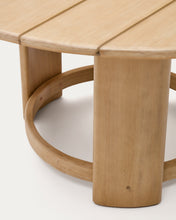 Load image into Gallery viewer, Xoriguer round table in solid eucalyptus wood Ø140 cm FSC 100% - image 5