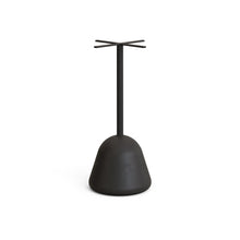 Load image into Gallery viewer, Saura high bar table black steel frame and natural finish acacia top, 95xØ70cm FSC 100% - image 3