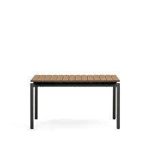 Load image into Gallery viewer, Canyelles extendable outdoor table, plastic lumber &amp; matte black aluminium, 140 (200) x 90 cm - image 2