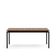 Load image into Gallery viewer, Canyelles extendable outdoor table, plastic lumber &amp; matte black aluminium, 180(240) x 100 cm