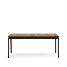 Load image into Gallery viewer, Canyelles extendable outdoor table, plastic lumber &amp; matte black aluminium, 180(240) x 100 cm - image 2
