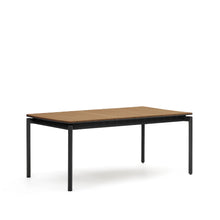 Load image into Gallery viewer, Canyelles extendable outdoor table, plastic lumber &amp; matte black aluminium, 180(240) x 100 cm - image 5