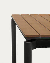 Load image into Gallery viewer, Canyelles extendable outdoor table, plastic lumber &amp; matte black aluminium, 180(240) x 100 cm - image 10