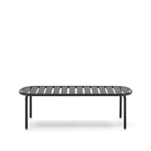 Load image into Gallery viewer, Joncols outdoor aluminium coffee table with powder coated grey finish, Ø 110 x 62 cm - image 2