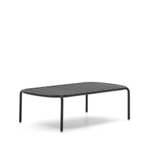 Load image into Gallery viewer, Joncols outdoor aluminium coffee table with powder coated grey finish, Ø 110 x 62 cm - image 3