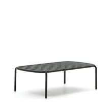 Load image into Gallery viewer, Joncols outdoor aluminium coffee table with powder coated grey finish, Ø 110 x 62 cm - image 4