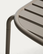 Load image into Gallery viewer, Joncols outdoor coffee table in aluminium with taupe painted finish Ø 113 x 65cm - image 7