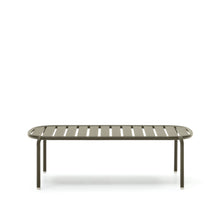 Load image into Gallery viewer, Joncols outdoor aluminium coffee table with powder coated green finish, Ø 110 x 62 cm - image 2
