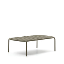 Load image into Gallery viewer, Joncols outdoor aluminium coffee table with powder coated green finish, Ø 110 x 62 cm - image 4