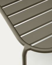 Load image into Gallery viewer, Joncols outdoor aluminium coffee table with powder coated green finish, Ø 110 x 62 cm - image 7
