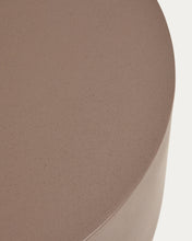 Load image into Gallery viewer, Garbet round coffee table in brown concrete Ø 60cm - image 5
