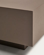 Load image into Gallery viewer, Rustella coffee table in brown concrete 80 x 60cm - image 7