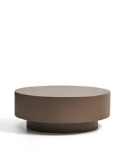 Load image into Gallery viewer, Garbet coffee table in brown concrete Ø 80cm