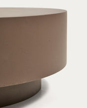 Load image into Gallery viewer, Garbet coffee table in brown concrete Ø 80cm - image 4