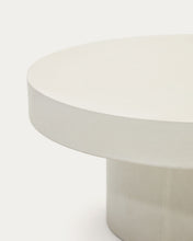 Load image into Gallery viewer, Aiguablava round coffee table in white cement, Ø 90 cm - image 7