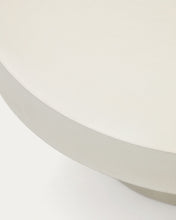 Load image into Gallery viewer, Aiguablava round coffee table in white cement, Ø 90 cm - image 8