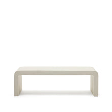 Load image into Gallery viewer, Aiguablava coffee table in white cement, 135 x 65 cm - image 2