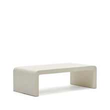 Load image into Gallery viewer, Aiguablava coffee table in white cement, 135 x 65 cm - image 3