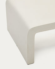 Load image into Gallery viewer, Aiguablava coffee table in white cement, 135 x 65 cm - image 6